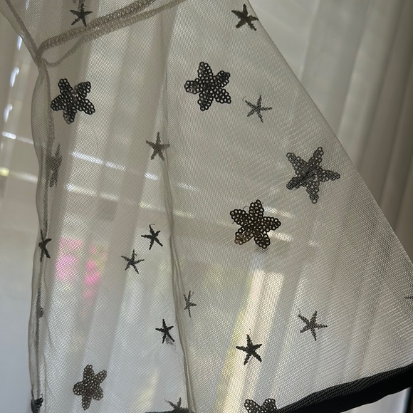 Sheer Star-Patterned Festival Kimono - Picture 3 of 3